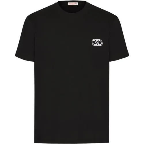 VLogo Signature T-shirt , male, Sizes: S - Valentino - Modalova