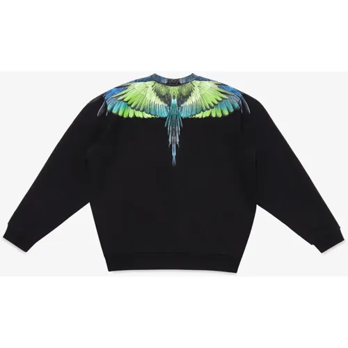 Icon Wings Crewneck Sweatshirt , Herren, Größe: 2XL - Marcelo Burlon - Modalova