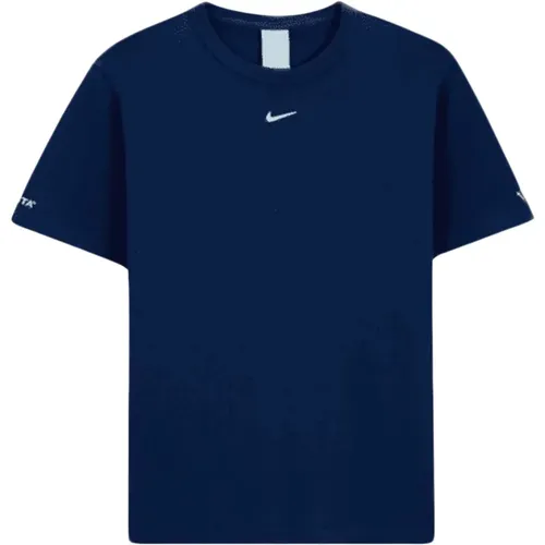 Nocta Cardinal Stock T-Shirt Navy , Herren, Größe: S - Nike - Modalova