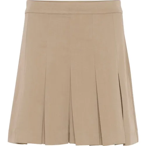 Elegant Zelivasz Skirt in Doeskin , female, Sizes: L - Saint Tropez - Modalova