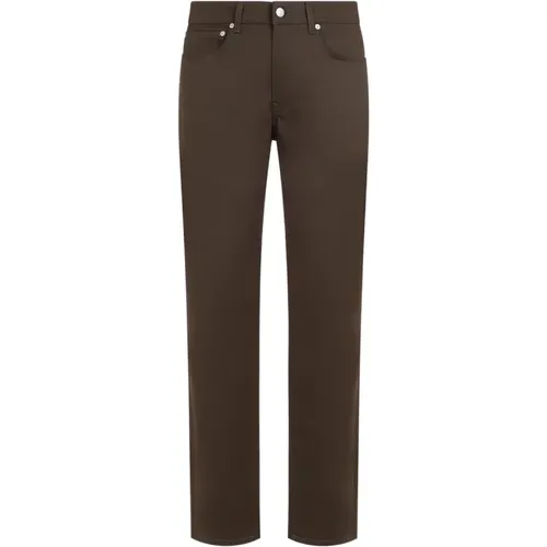 Pocket Cotton Pants , male, Sizes: W32, W33, W31 - Dunhill - Modalova