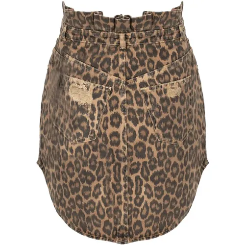 Animal Print Minirock PINKO - pinko - Modalova