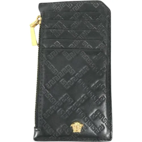 Pre-owned Leather wallets , male, Sizes: ONE SIZE - Versace Pre-owned - Modalova