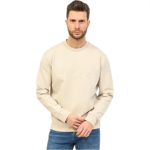 Sweater with Printed Logo , male, Sizes: 2XL, XL - Hugo Boss - Modalova