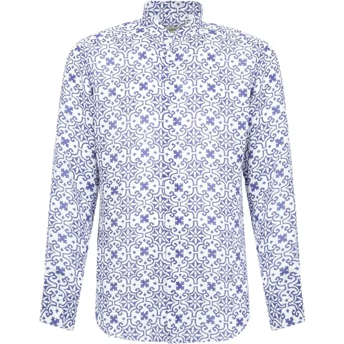 Sperlonga linen shirt , male, Sizes: M - Peninsula - Modalova