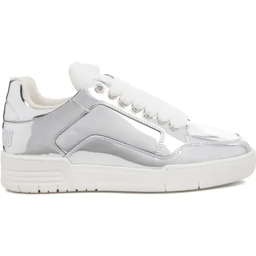 Niedliche Sneakers mit Einfachem Muster - Moschino - Modalova