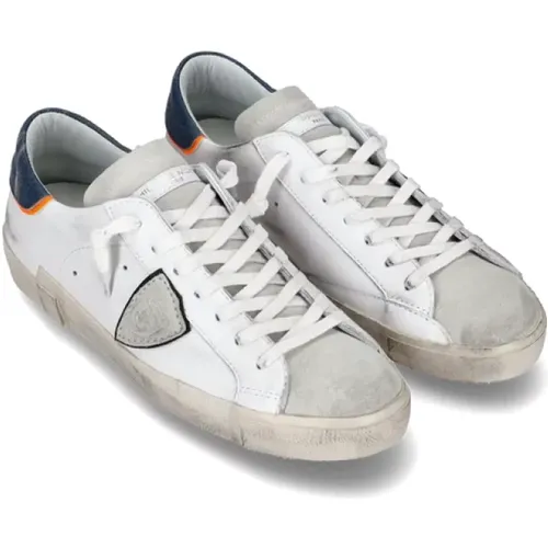Vintage Leder Skate Schuh , Herren, Größe: 43 EU - Philippe Model - Modalova