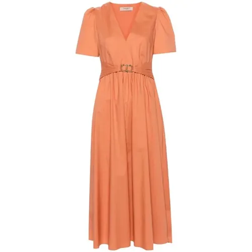 Sunset Canyon Poplin Dress , female, Sizes: M - Twinset - Modalova