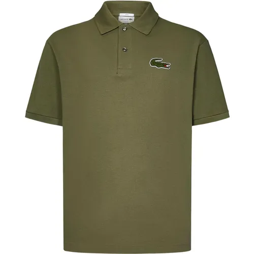 Grünes Poloshirt Unisex Kleidung , Herren, Größe: S - Lacoste - Modalova