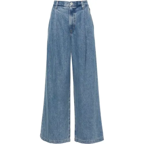 Wide Leg Trouser Jeans in , female, Sizes: W23, W25, W27, W28, W26, W24 - Agolde - Modalova