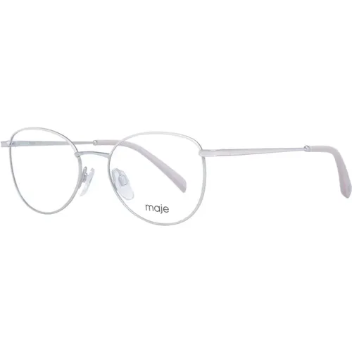 Stilvolle Silberne Oval Brillen - Maje - Modalova
