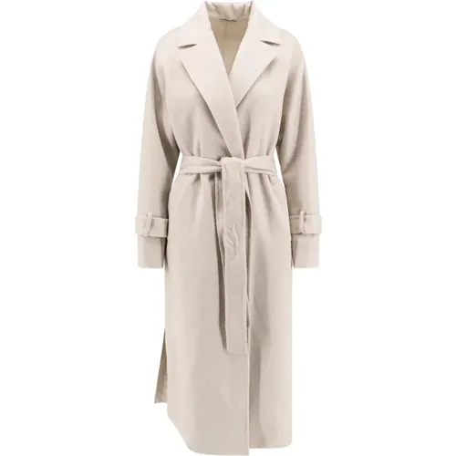 Cashmere Belted Coat , female, Sizes: M, XS - BRUNELLO CUCINELLI - Modalova