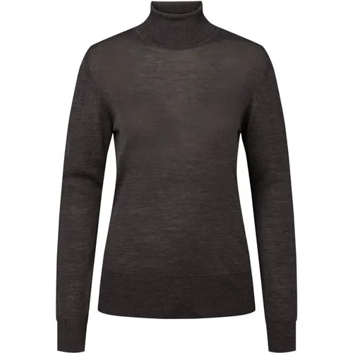 Delicioso Rollkragen Strickpullover , Damen, Größe: M - Bruuns Bazaar - Modalova