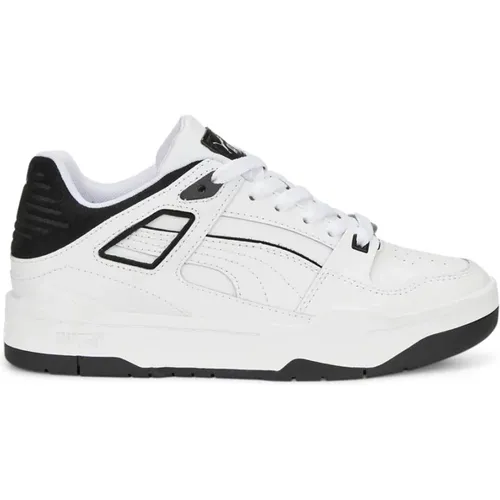 Jugend Slipstream Sneakers Weiß-Schwarz , Herren, Größe: 38 1/2 EU - Puma - Modalova