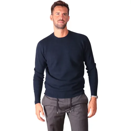 Luxury double wire cashmere shirt , male, Sizes: S, XL - Drumohr - Modalova