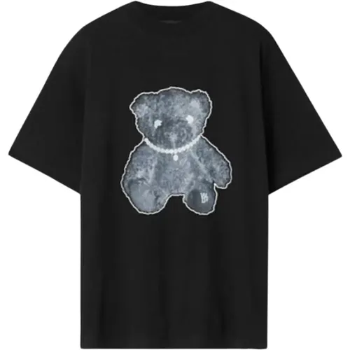 Teddy Bear Glow T-shirt , male, Sizes: L, XL, M, S - We11Done - Modalova