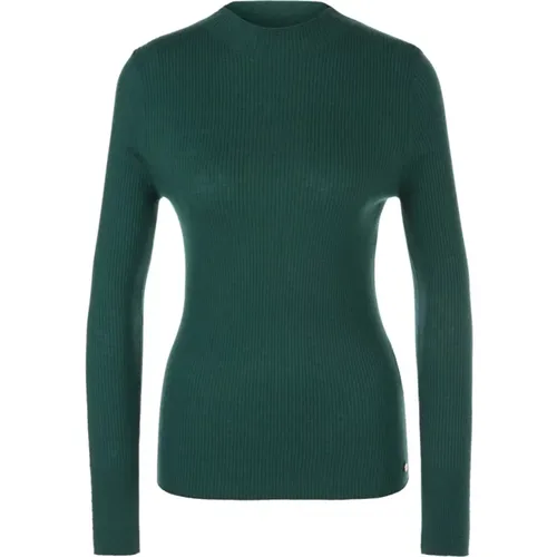 Dunkelgrüner Pullover , Damen, Größe: M - Marc Cain - Modalova