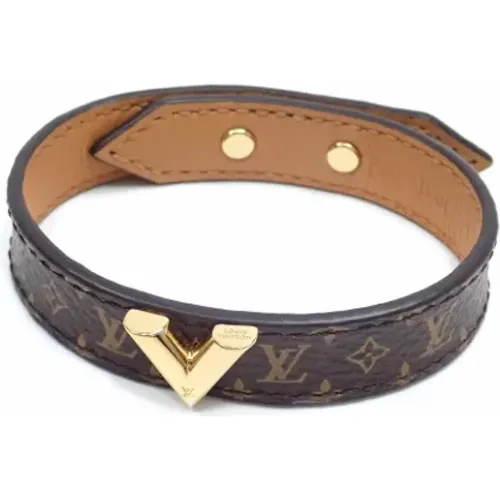 Pre-owned Leather bracelets , female, Sizes: ONE SIZE - Louis Vuitton Vintage - Modalova