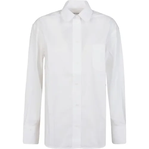 Oversized Long Sleeve Shirt , female, Sizes: M, S - Victoria Beckham - Modalova