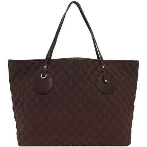 Pre-owned Burgundy nylon Gucci Tote , female, Sizes: ONE SIZE - Gucci Vintage - Modalova