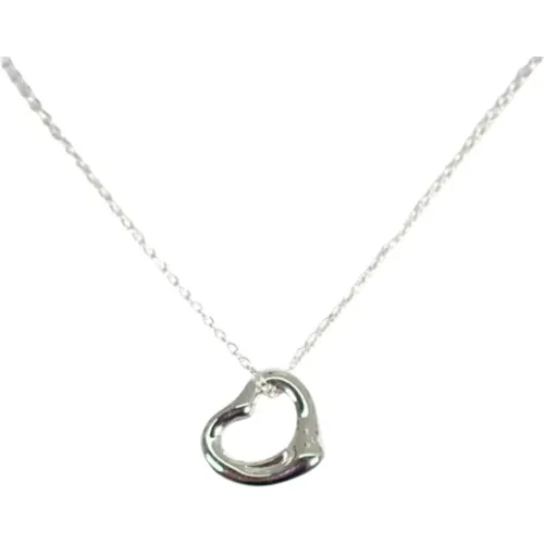 Pre-owned Silver necklaces , female, Sizes: ONE SIZE - Tiffany & Co. Pre-owned - Modalova