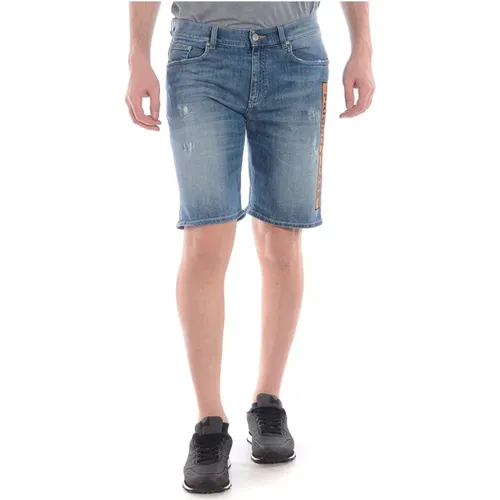 Casual Denim Shorts , Herren, Größe: W30 - Daniele Alessandrini - Modalova