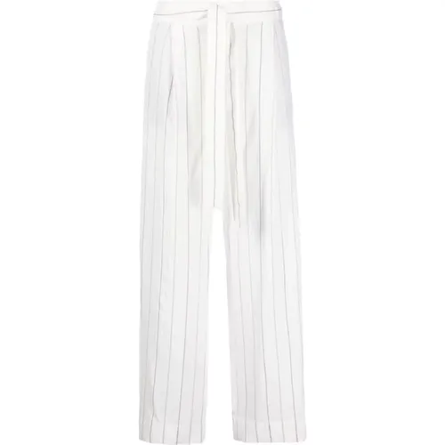 Casual Striped Trousers , female, Sizes: S - Vince - Modalova