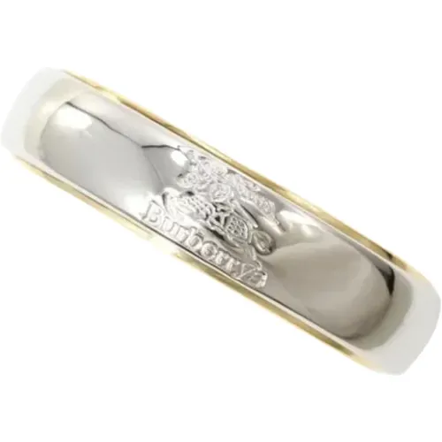 Pre-owned Yellow Gold rings , female, Sizes: ONE SIZE - Burberry Vintage - Modalova