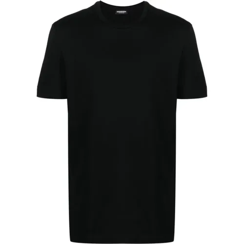 Schwarzes Stretch-T-Shirt Unterwäsche - Dsquared2 - Modalova