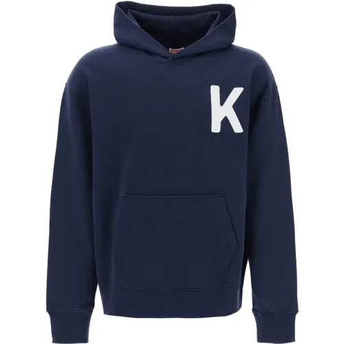 Lucky Tiger Hoodie , Herren, Größe: S - Kenzo - Modalova