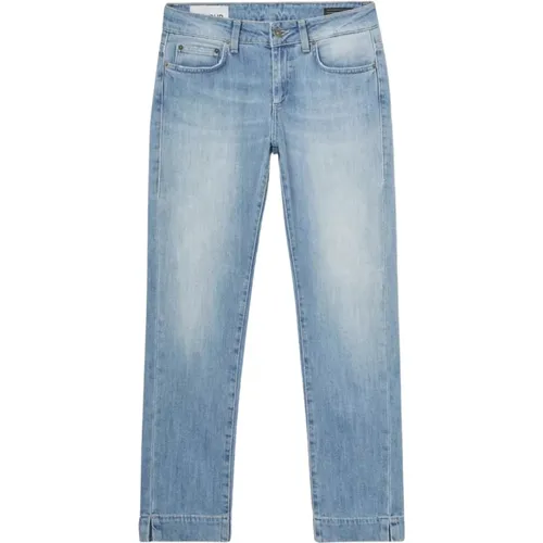 Cropped Denim Jeans , female, Sizes: W25 - Dondup - Modalova