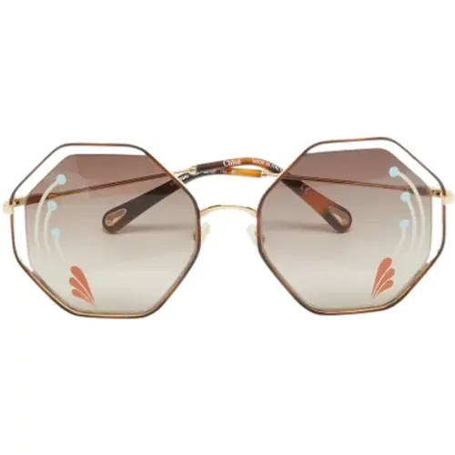 Pre-owned Acetat sonnenbrillen , Damen, Größe: ONE Size - Chloé Pre-owned - Modalova