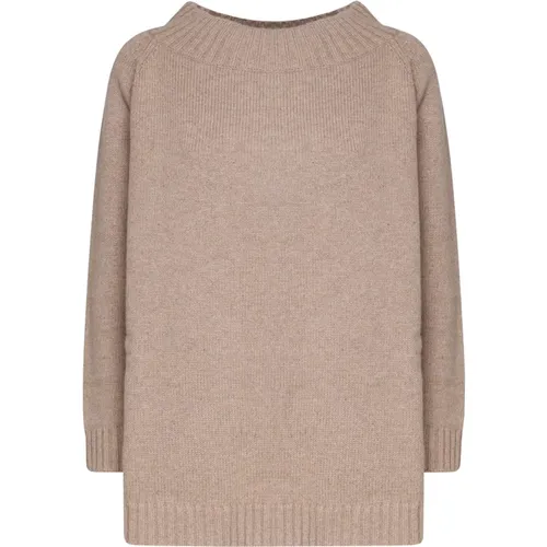 Luxuriöser Woll-Kaschmir-Strickpullover , Damen, Größe: M - Max Mara - Modalova