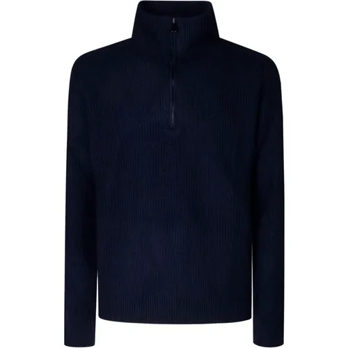 Premium Half-Zip Sweater , Herren, Größe: 2XL - Filippo De Laurentiis - Modalova