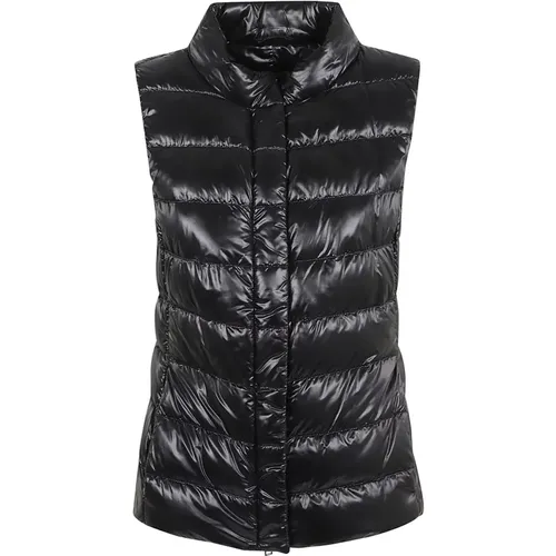 Schwarze Strickjacke Damenbekleidung , Damen, Größe: S - Herno - Modalova