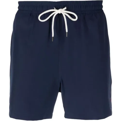 Navy Logo Swim Shorts , Herren, Größe: L - Ralph Lauren - Modalova