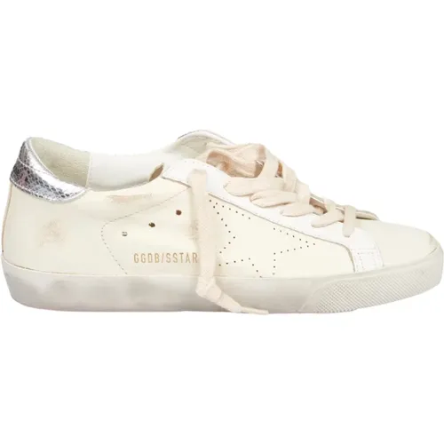 Super Star Sneakers Vintage Effect , female, Sizes: 7 UK, 4 UK, 5 UK, 6 UK - Golden Goose - Modalova