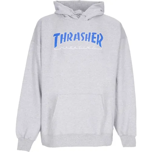 Hellstahlblaues Hoodie-Sweatshirt - Thrasher - Modalova