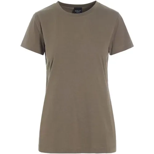 Cotton T-Shirt in Chocolate Chip , female, Sizes: L, M, XS, 2XL, XL, S - Bitte Kai Rand - Modalova