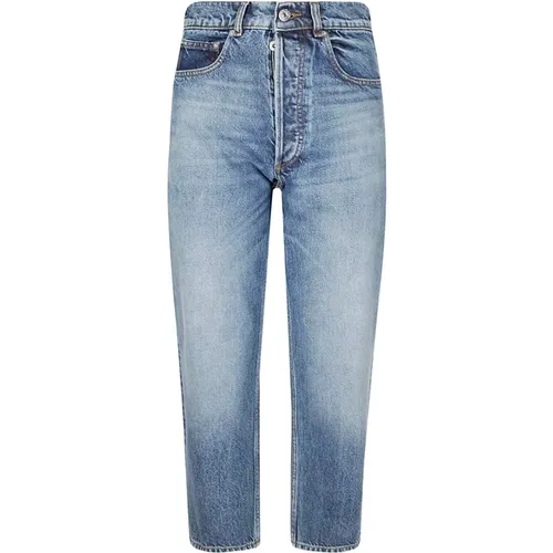 Cropped Straight Leg Jeans with Pockets , female, Sizes: W28, W25, W27, W26 - JW Anderson - Modalova