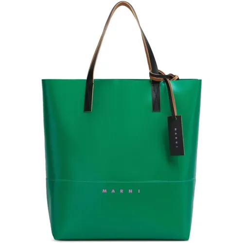 Grüne Einkaufstasche,Celeste Shopping Tasche,Tote Bags - Marni - Modalova