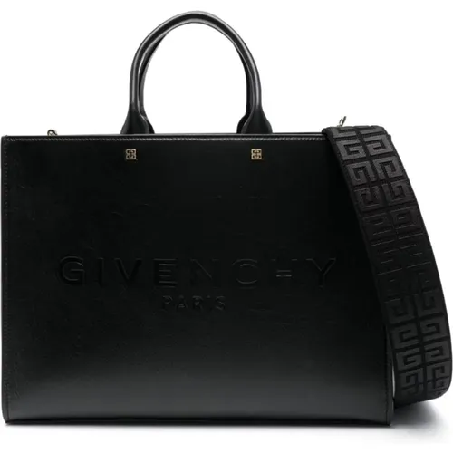 Leather Tote Bag , female, Sizes: ONE SIZE - Givenchy - Modalova