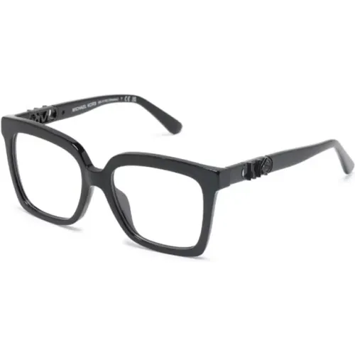 Klassische Schwarze Optische Brille , Damen, Größe: 53 MM - Michael Kors - Modalova