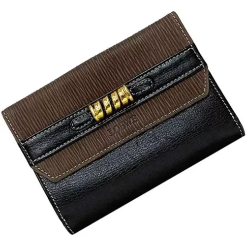 Pre-owned Leather wallets , female, Sizes: ONE SIZE - Loewe Pre-owned - Modalova