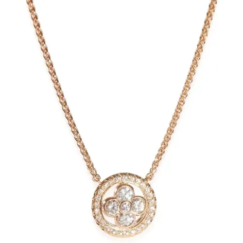 Pre-owned Rose Gold necklaces , female, Sizes: ONE SIZE - Louis Vuitton Vintage - Modalova