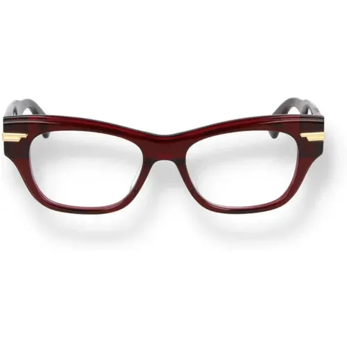 Cat Eye Acetate Glasses , unisex, Sizes: 51 MM - Bottega Veneta - Modalova