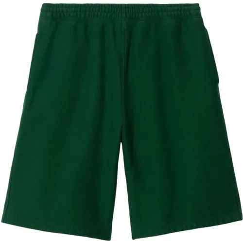 Stylische Grüne Casual Shorts , Herren, Größe: M - Burberry - Modalova