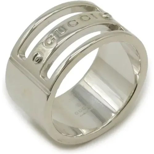 Pre-owned Metal rings , female, Sizes: ONE SIZE - Gucci Vintage - Modalova