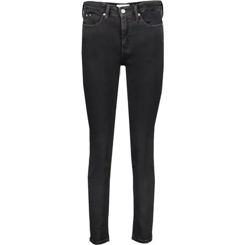 Authentische Boot Denim Jeans Schwarz , Damen, Größe: W25 L30 - Calvin Klein - Modalova