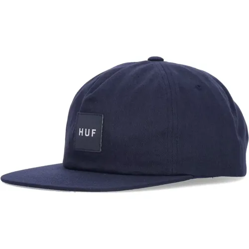 Flache Schirmmütze Snapback Navy - HUF - Modalova